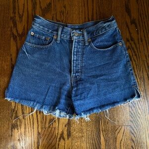 Lucky Brand Women’s Traveler Blue High Rise Denim Shorts 0/25
